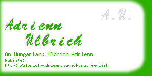 adrienn ulbrich business card